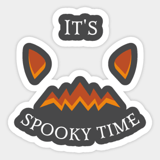 It's spooky time. Sticker